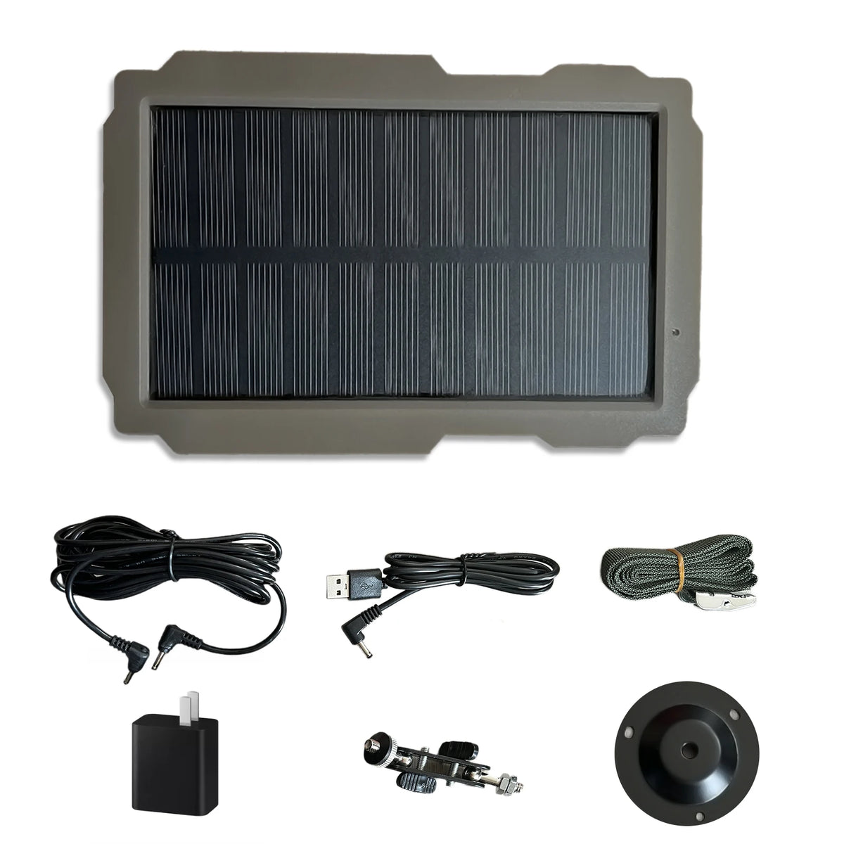 3000mAh 6V-12V nabíjací solárny nabíjač trail kamera s fotopásom, solárny panel kit na lov