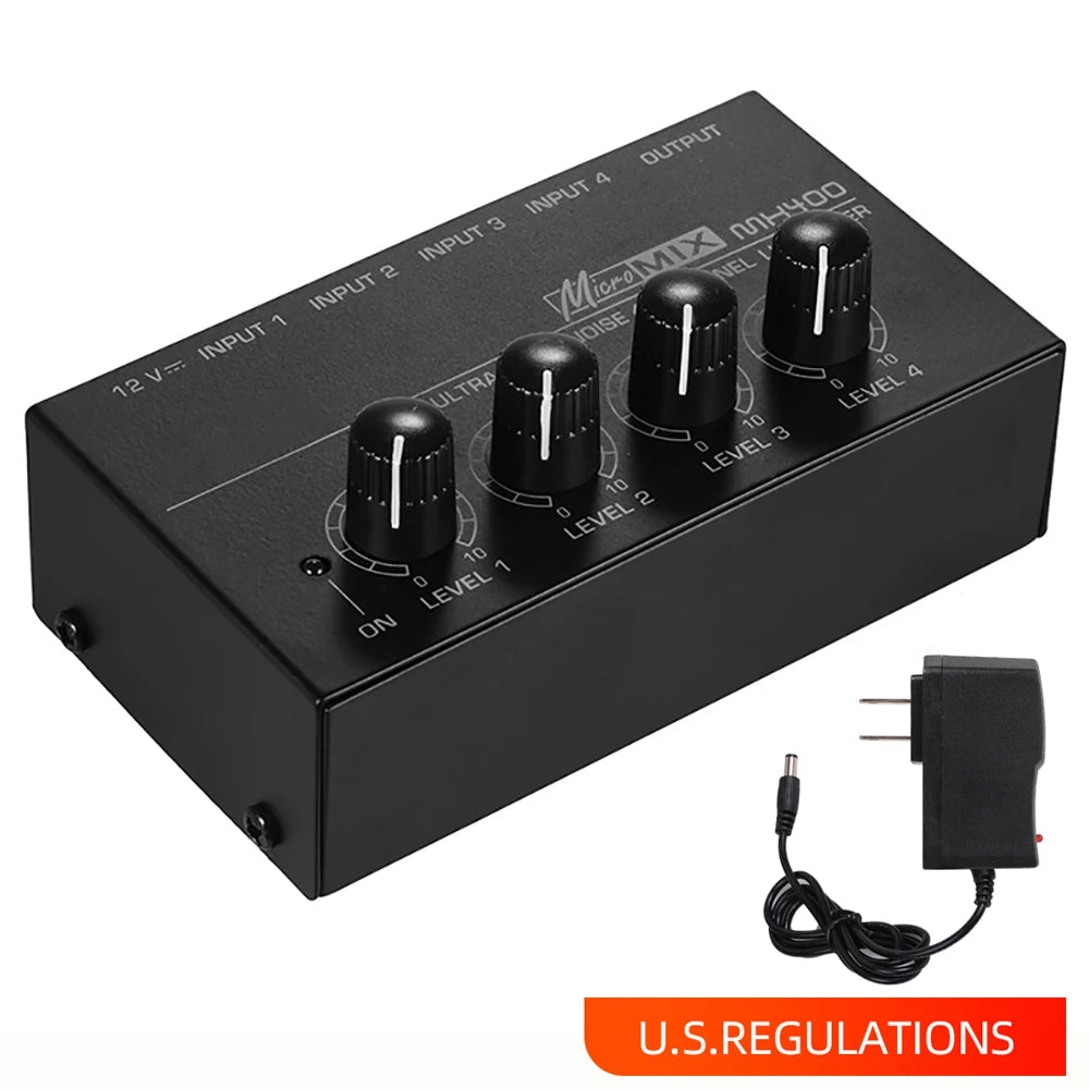 MX400 Four-Channel Line Mixer