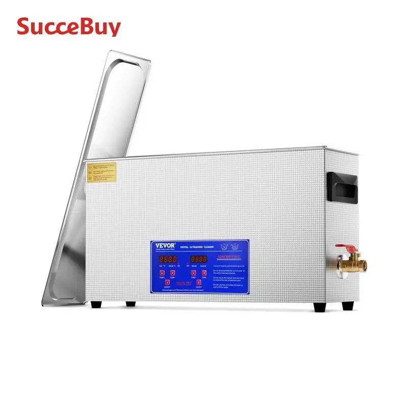 Curățător ultrasonic 10L 40kHz 300W cu încălzitor și cronometru
