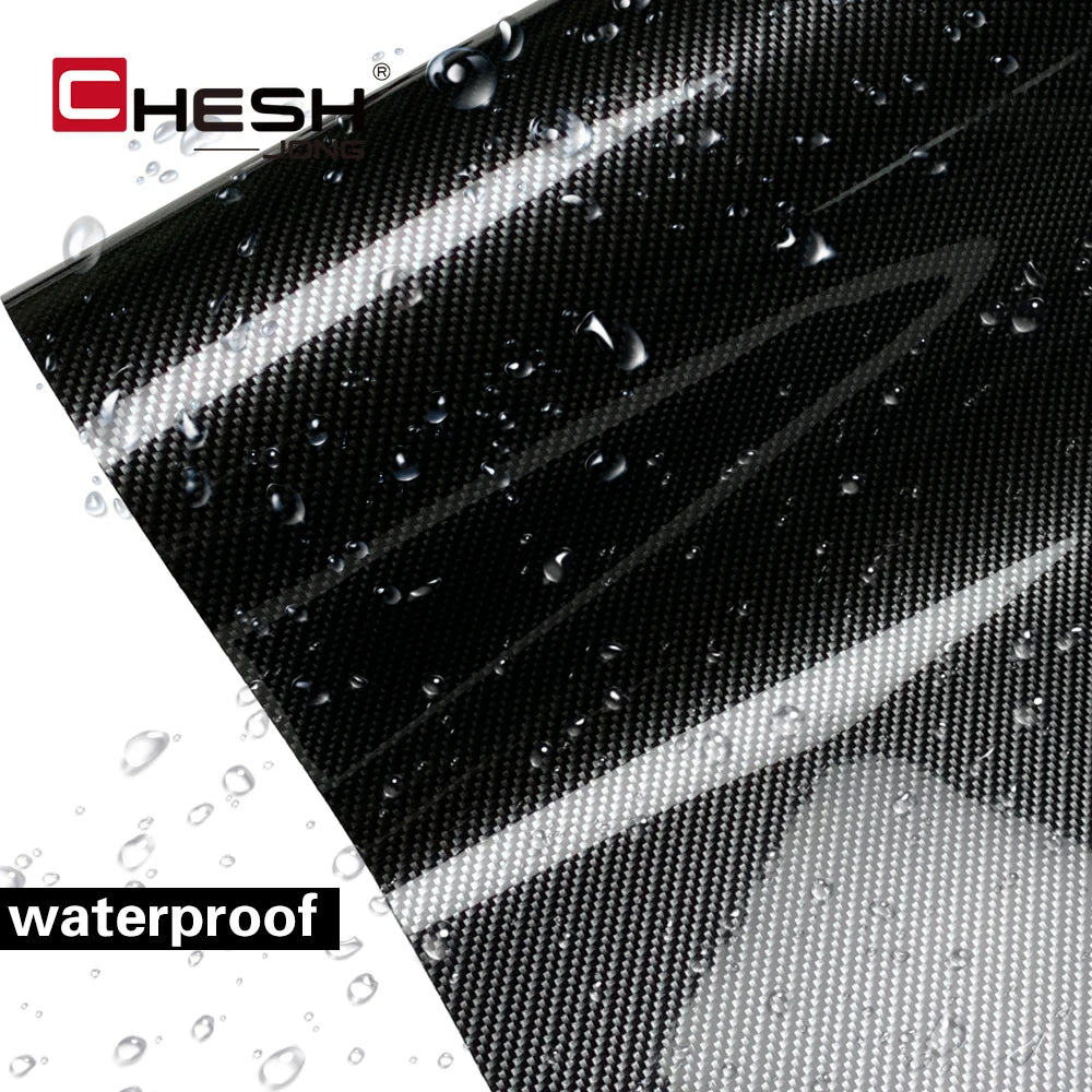 Carbon Fiber Vinyl Wrap Film 1.45m x 2m Glossy Black