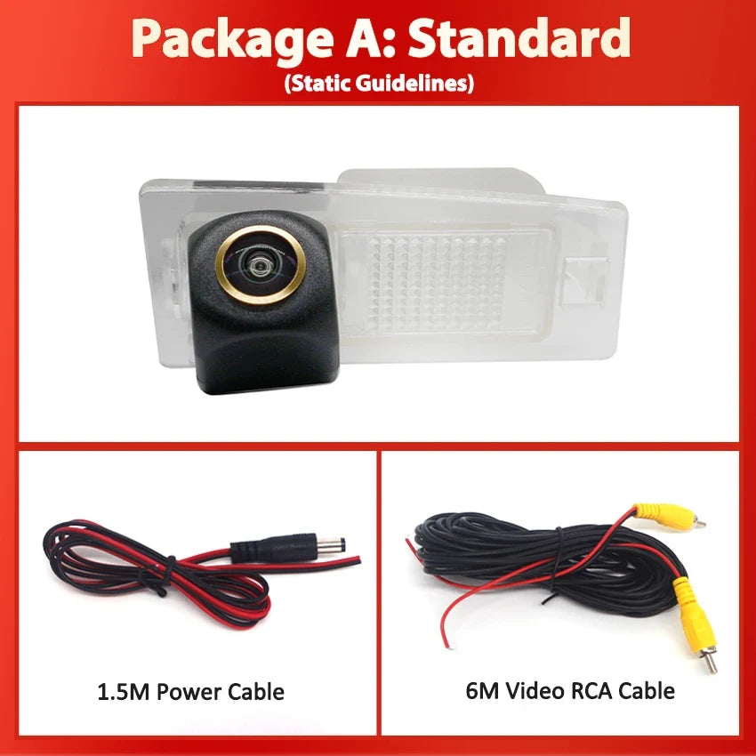 Caméra de recul pour montages Fiat 500 compatibles