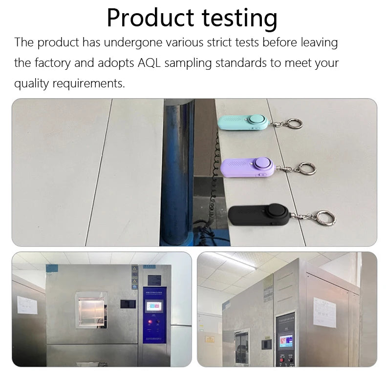 130db Protect Alert Personal Defense Siren Anti-attack Security for Children Girl Older Women Carrying Loud Panic Alarm 