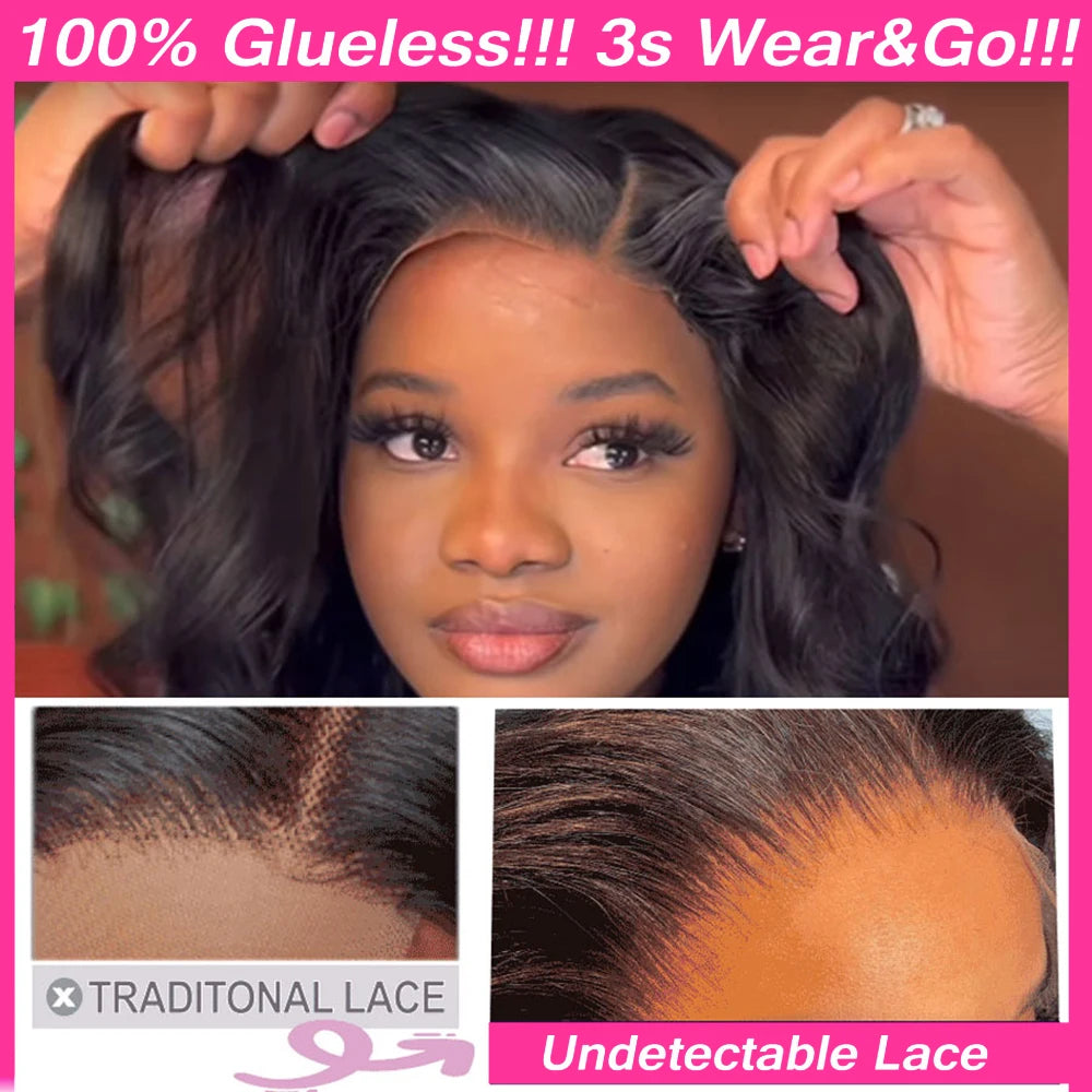 250% Density Brazilian Bone Straight Glueless HD Lace Wig