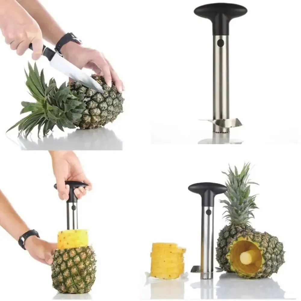 1PCS Spot Stainless Steel Pineapple Peeler Pineapple Corer Slicer Fruit Cutter Easy Slicer Peeler Kitchen Gadget Delivery Fast 