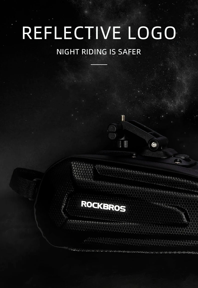1.7L Waterproof Bicycle Rear Seat Bag