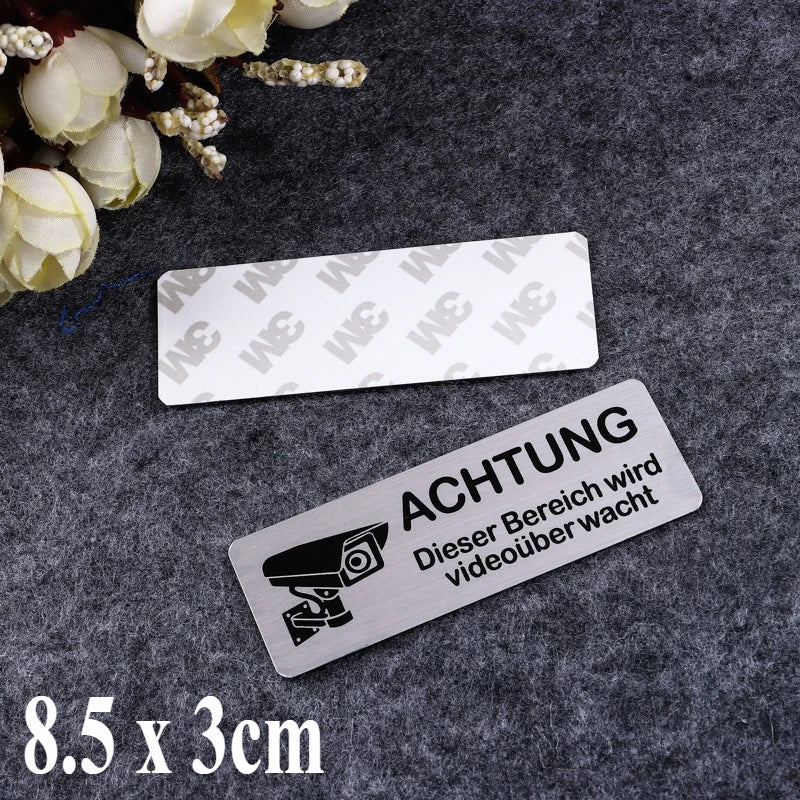 Targa identificativa personalizzata in acciaio inossidabile per cassetta postale e porta