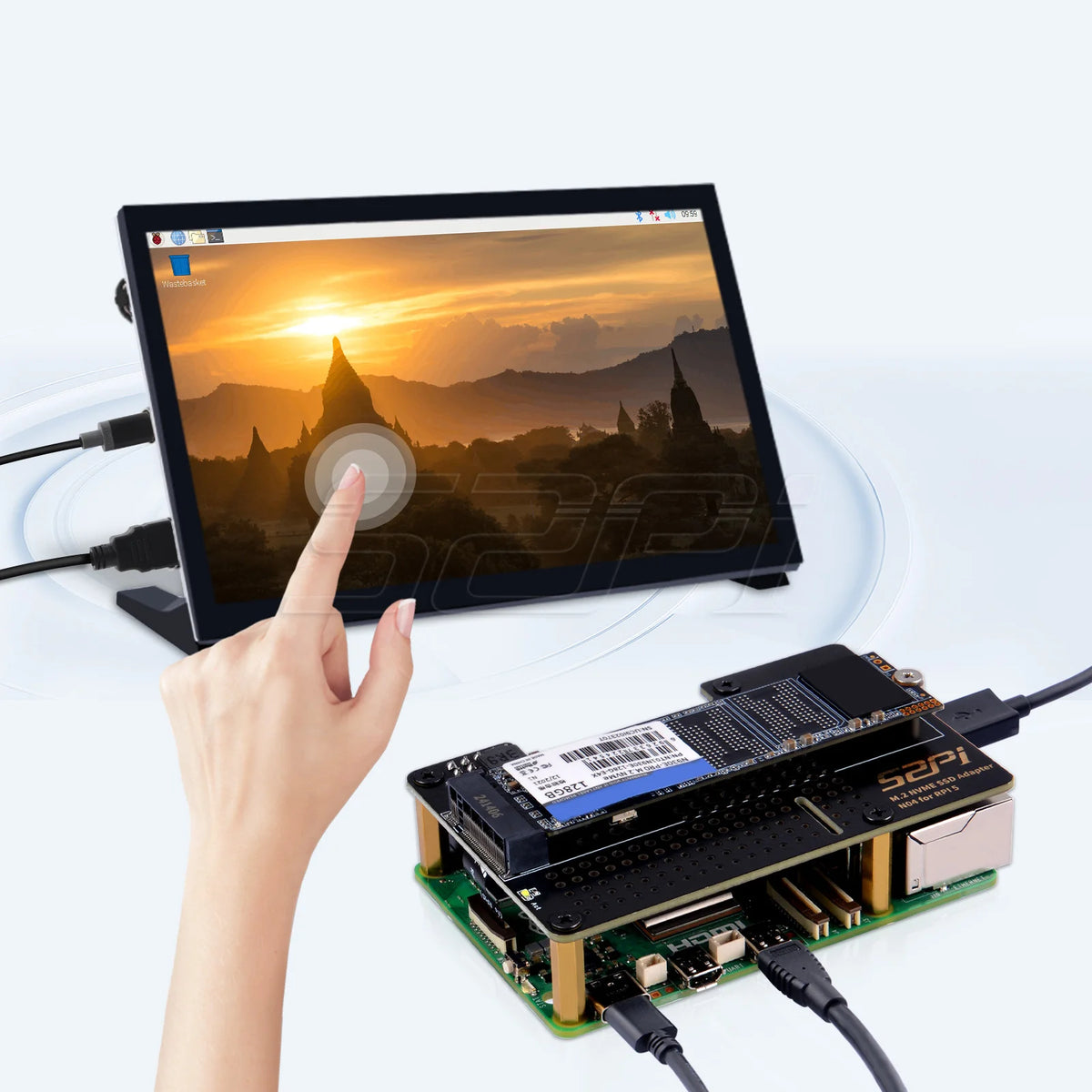 N04 NVMe Adapter Board for Raspberry Pi 5
