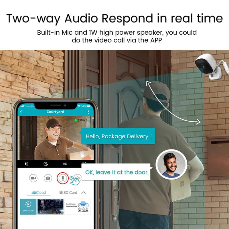 Wi-Fi Window Security Camera