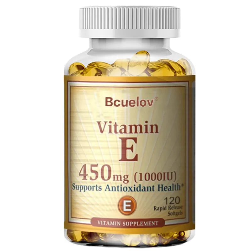 Cápsulas de suplementos de vitamina E