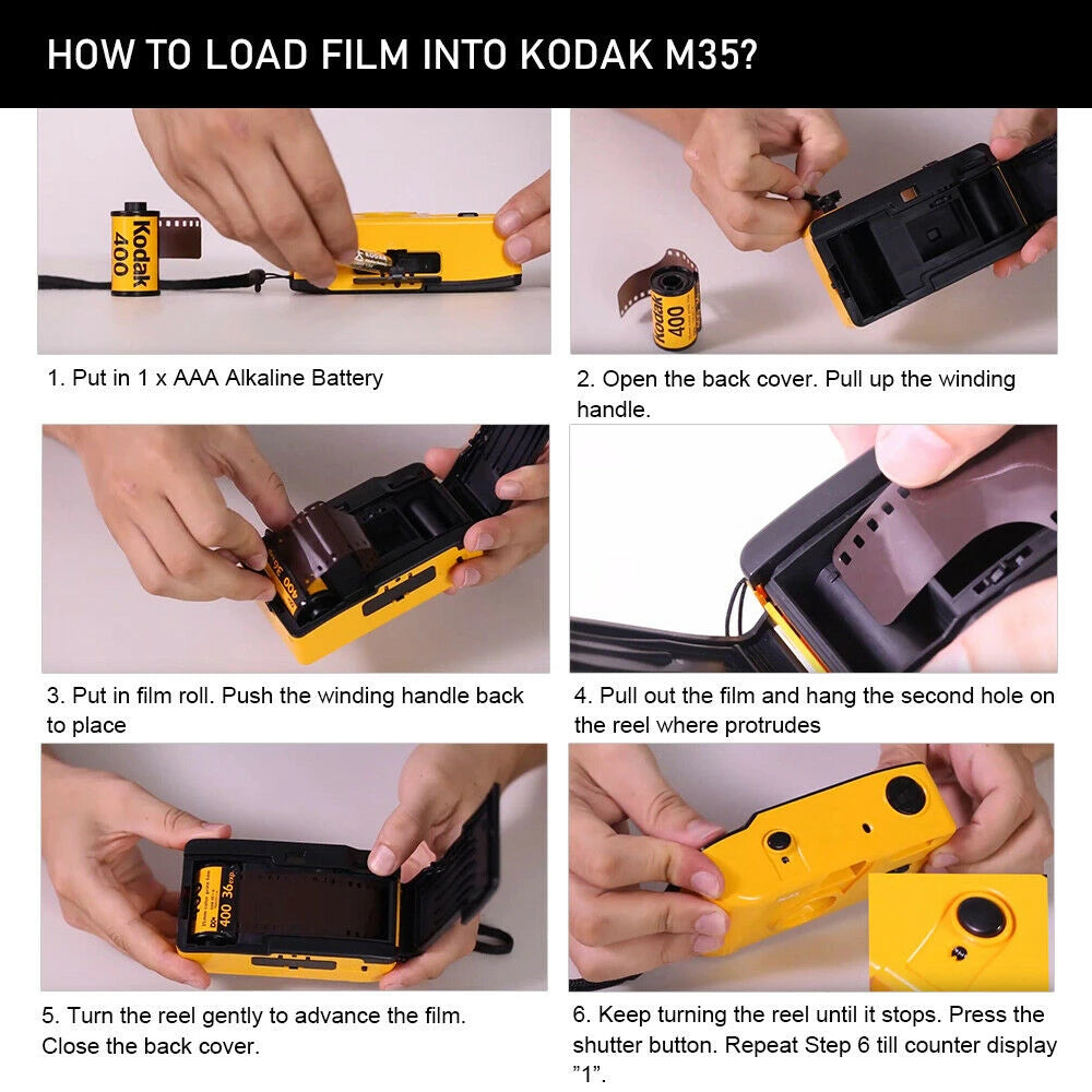 M35 Reusable Film Camera and Film Options