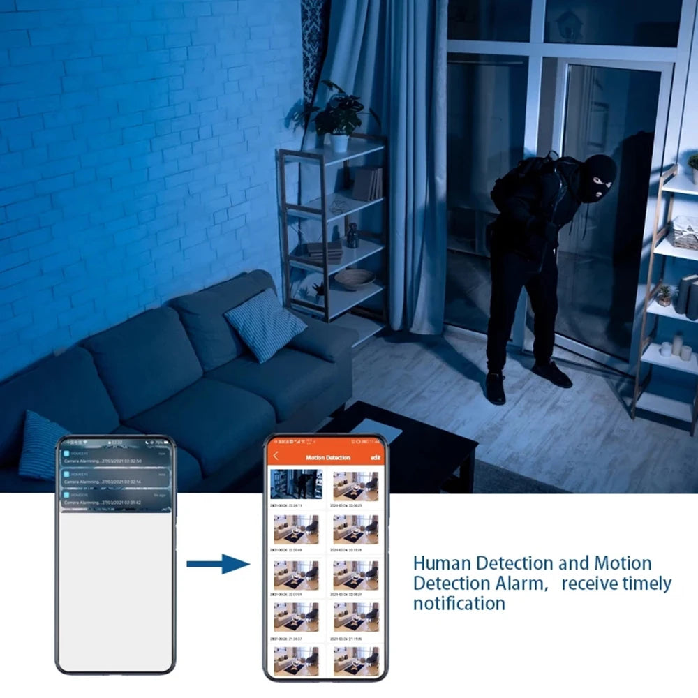 1080P WiFi Mini Camera with Remote Viewing & Motion Detection
