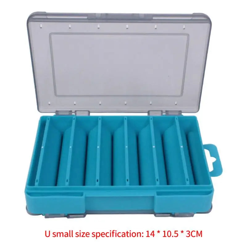 Angelgeräteboxen mit Fächern, Aufbewahrungsbox für Köder, Kunstköder, Haken und Zubehör, robuste Angelboxen, Aufbewahrungskoffer, Behälter und Taschen