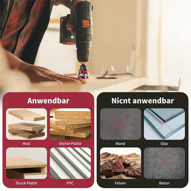 Adjustable Wood Countersink Drill Set