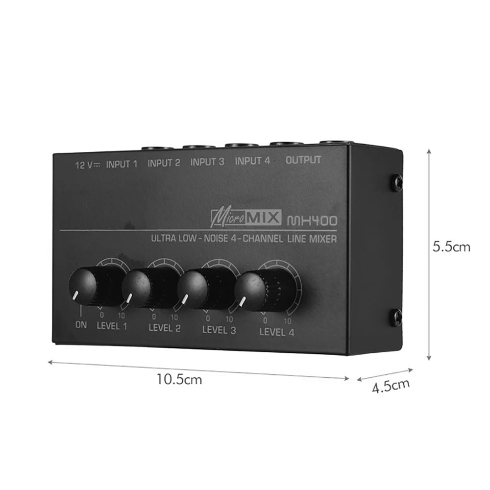 MX400 Four-Channel Line Mixer