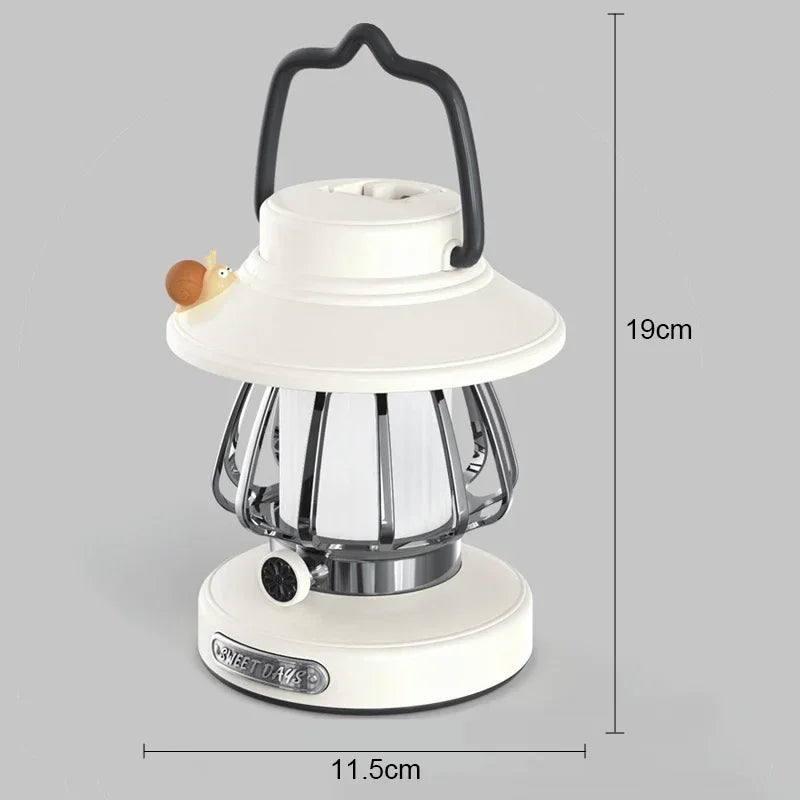 Punjiva kamp-lampa s temperaturnom bojom svjetla