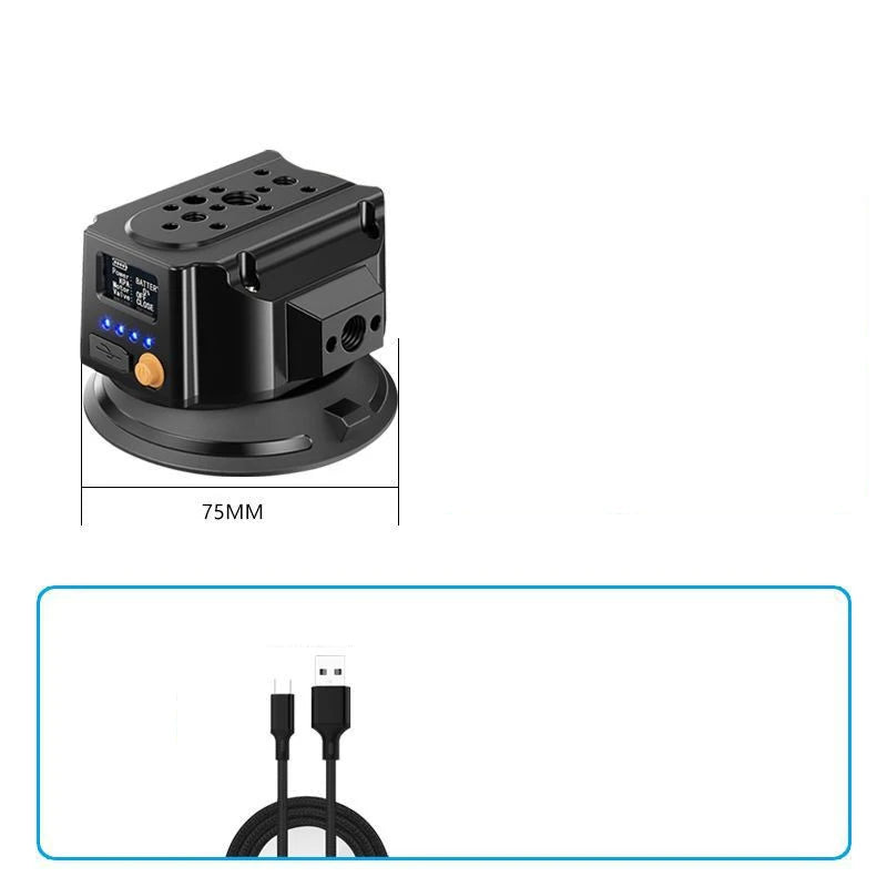 Electric Suction Camera Mount - Cup Size Options