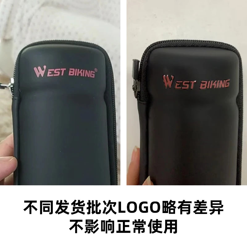 WEST BIKING Držák na láhev s kapsou pro nářadí