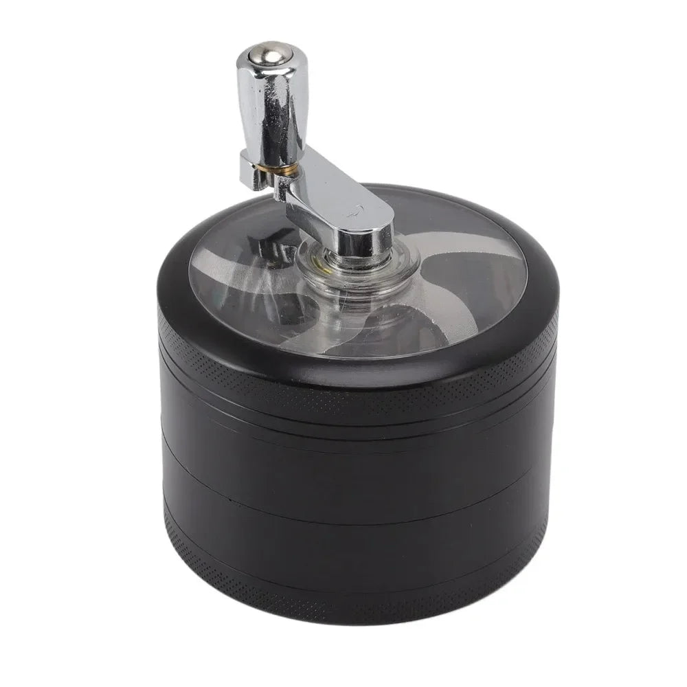 Manual Metal Spice Grinder, Black or Silver