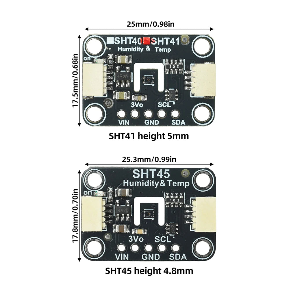 Modulo I2C di temperatura e umidità SHT41 o SHT45