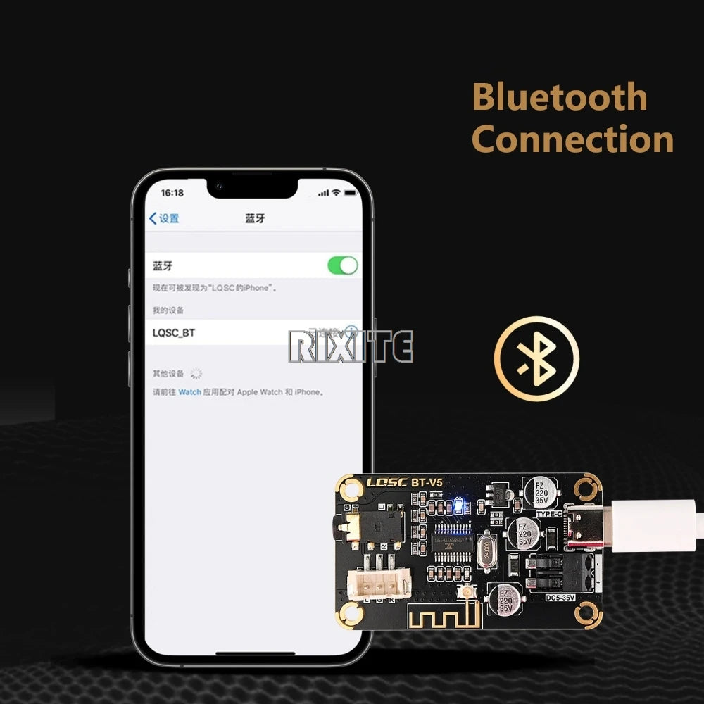 Bluetooth 5.1 audio prijemna pločica, istosmjerna struja 5-35 V