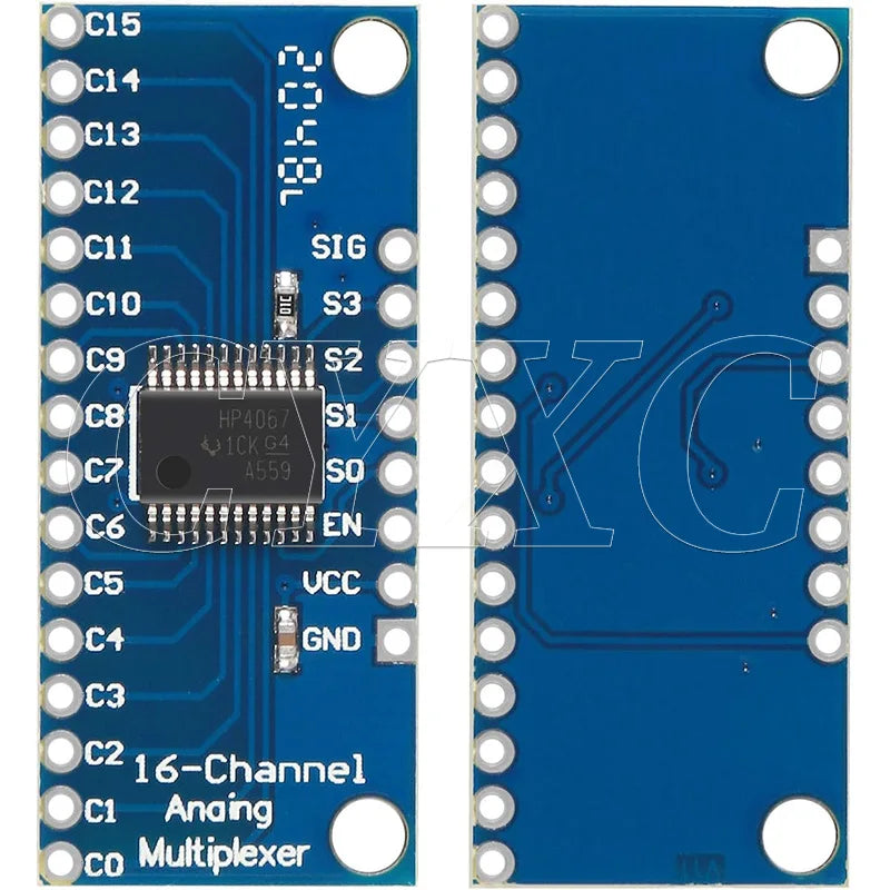 CD74HC4067 16-Channel Multiplexer Boards - 10 Pack
