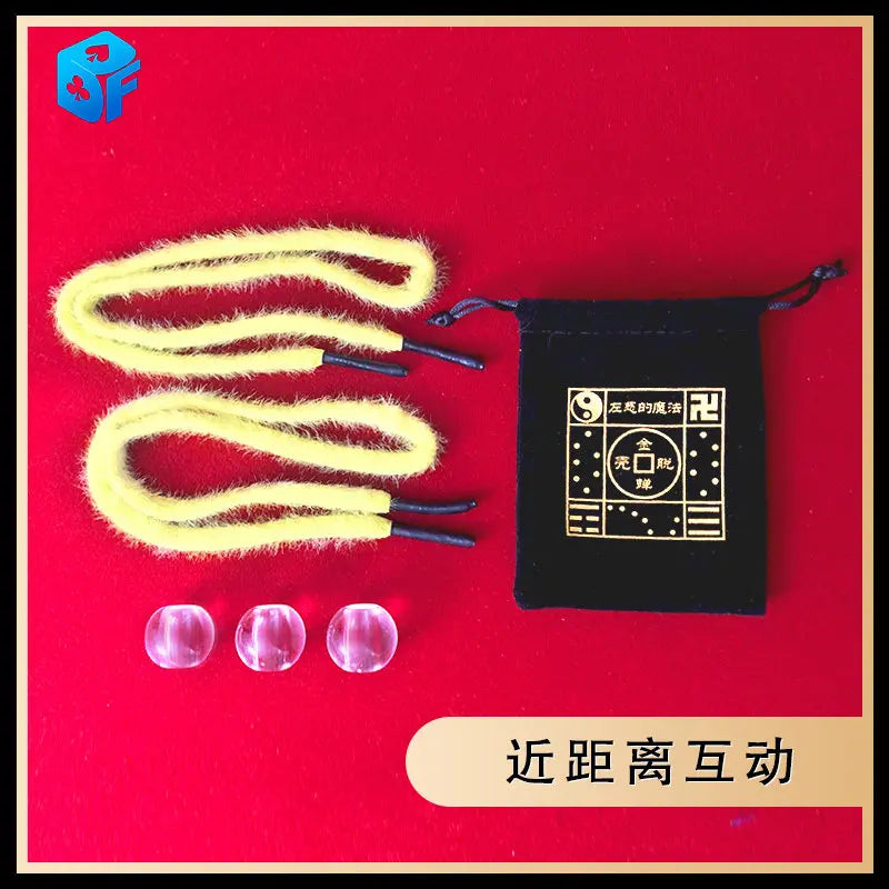 Rope-Through-Balls Magic Prop