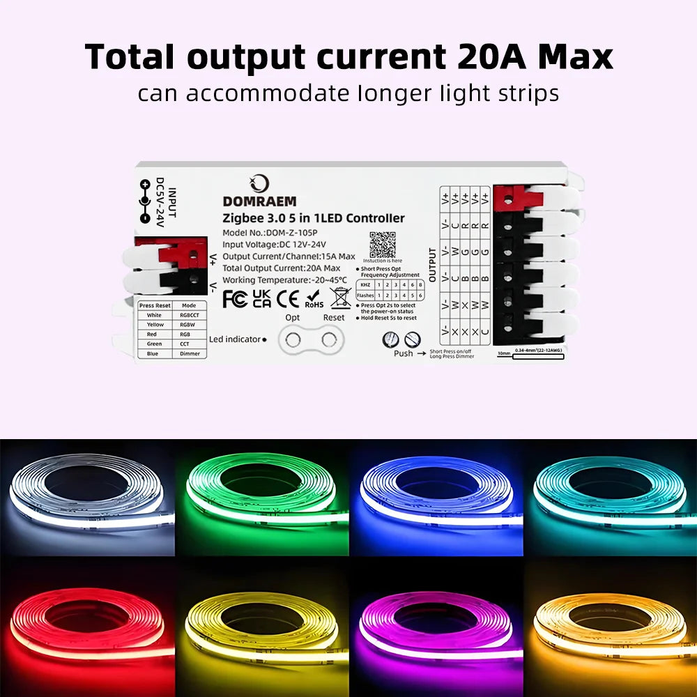 Zigbee 3.0 PWM-LED-nauhuri