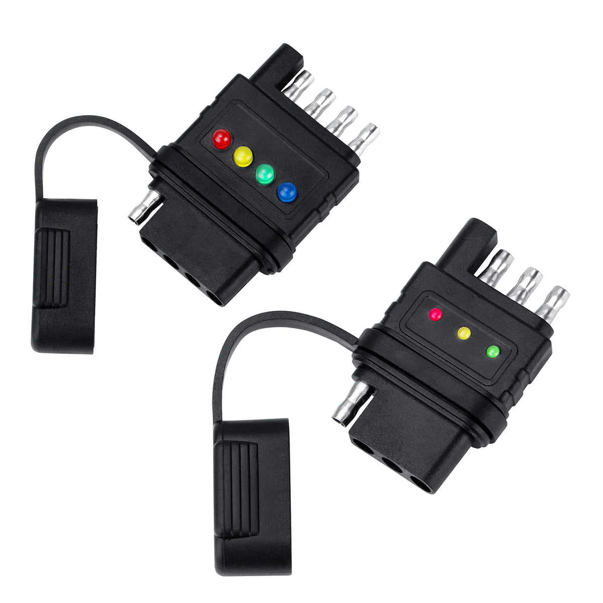 Testador LED para ficha plana de reboque de 4 ou 5 pinos
