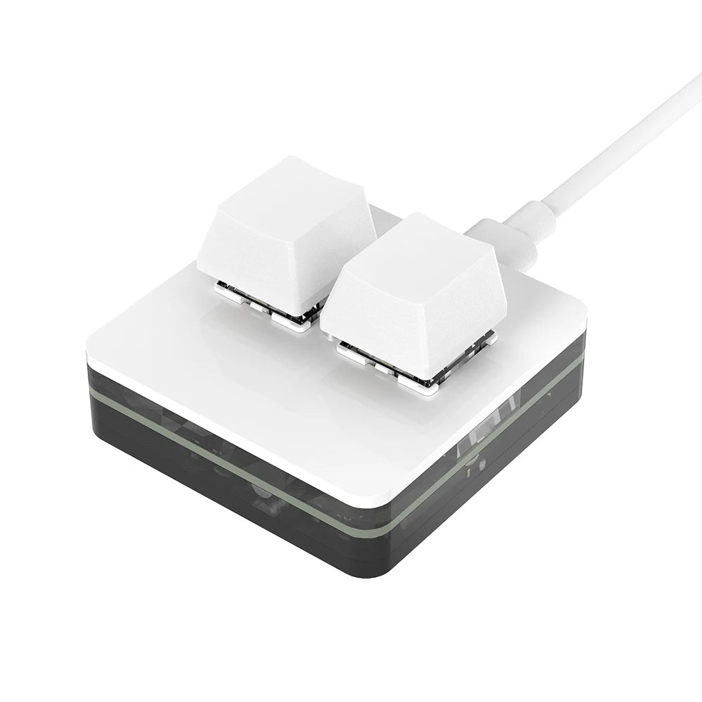 Programmable USB Macro Keypad – Two-Key, Three-Key and Knob Options