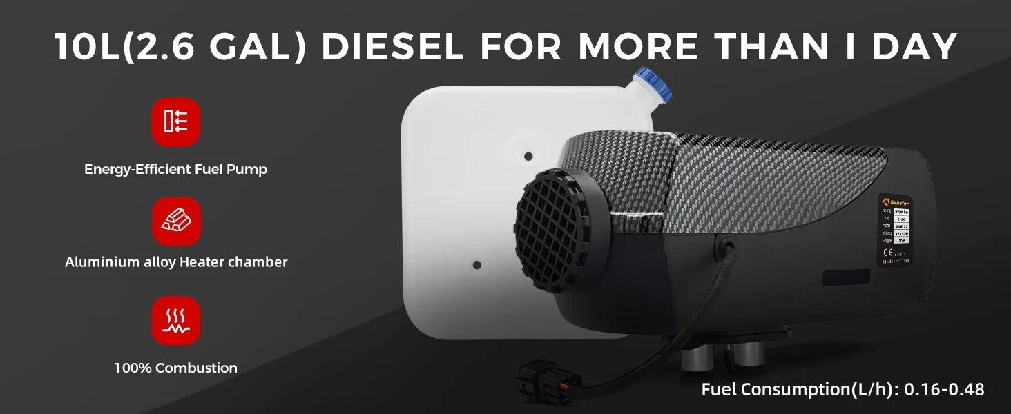 8KW Diesel Air Heater for RVs, Garages, Motorhomes
