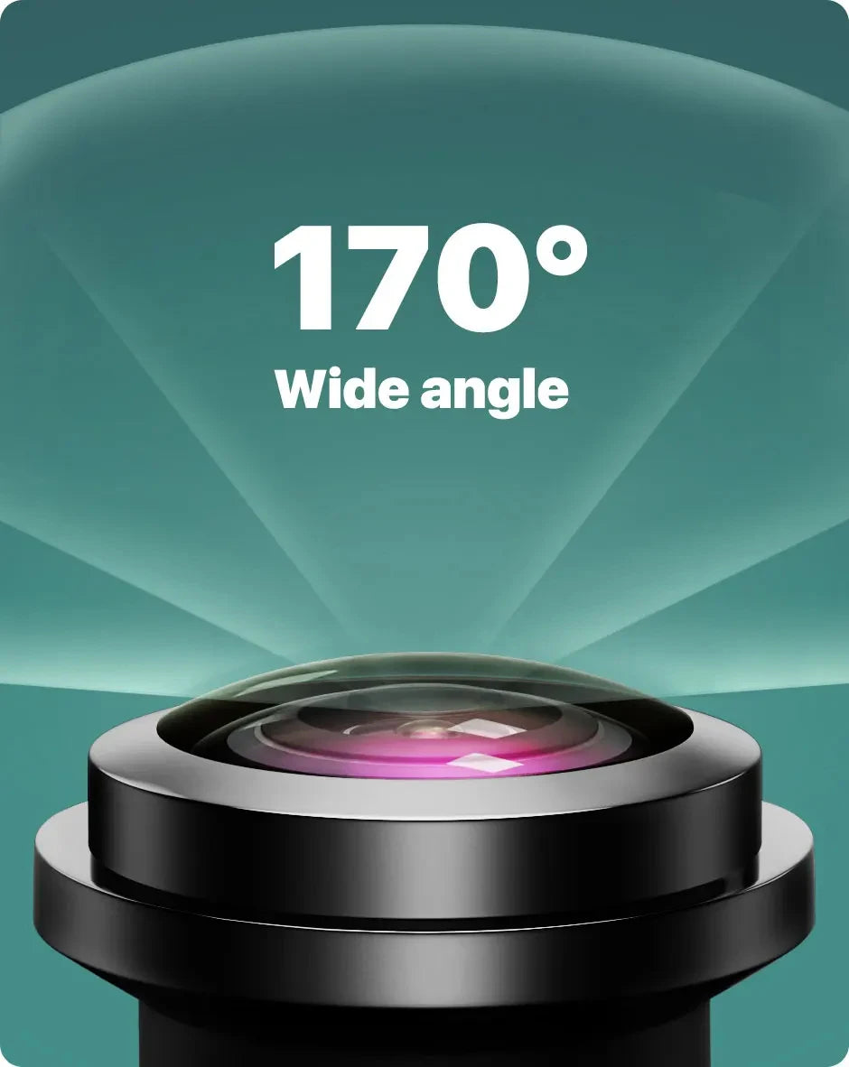GreenYi Câmera Traseira para Carro AHD 1920x1080P Full HD Visão Noturna Lente Olho de Peixe 170° Câmera Frontal para Reversão de Veículo C879