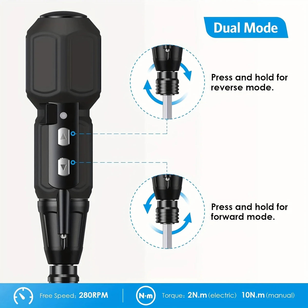 Rechargeable Cordless Screwdriver - Colour Options