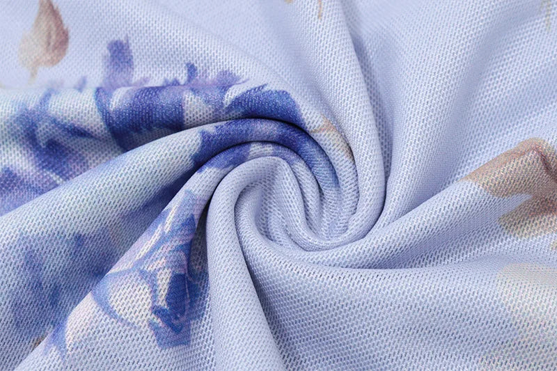 Cryptographic Summer Floral Print Plunge Maxi Dress Outfits Sexy Backless Fairy Sun Dresses Vacation Beachwear Vestido Coquette 