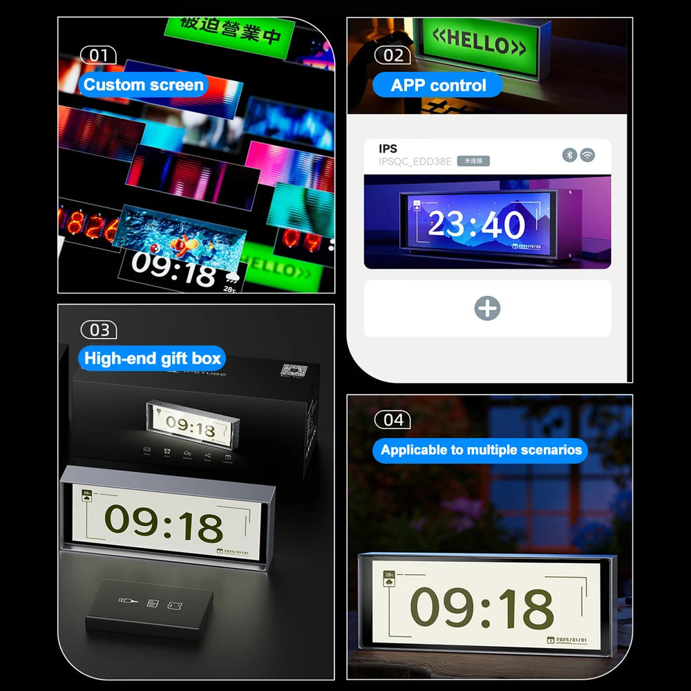 App-Controlled Digital Desk Clock and Night Light