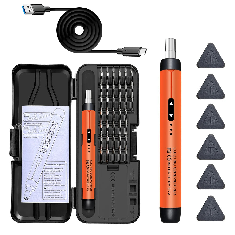 Rechargeable Precision Electric Screwdriver Set