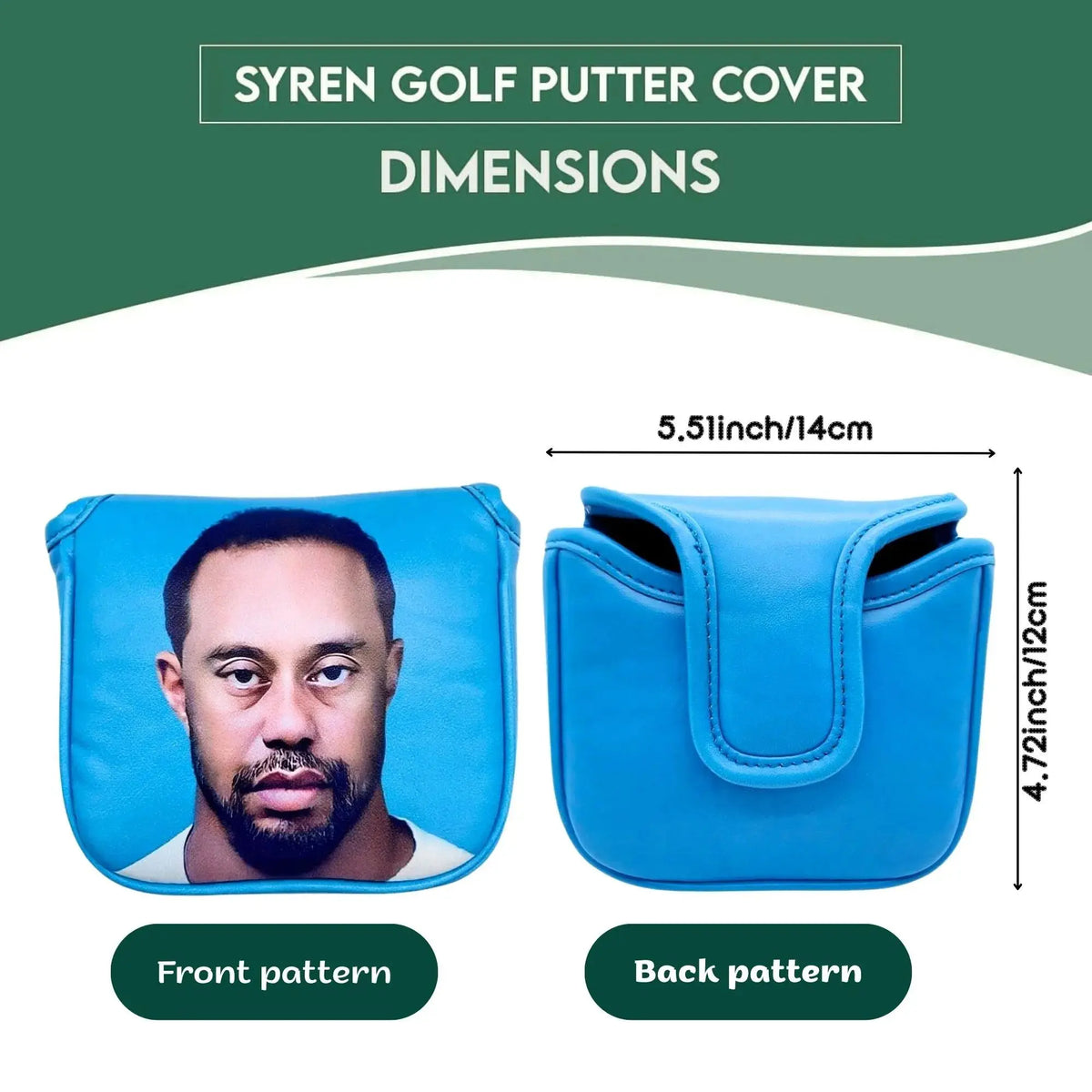 Novelty Golf Putter Headcover, Blade or Mallet