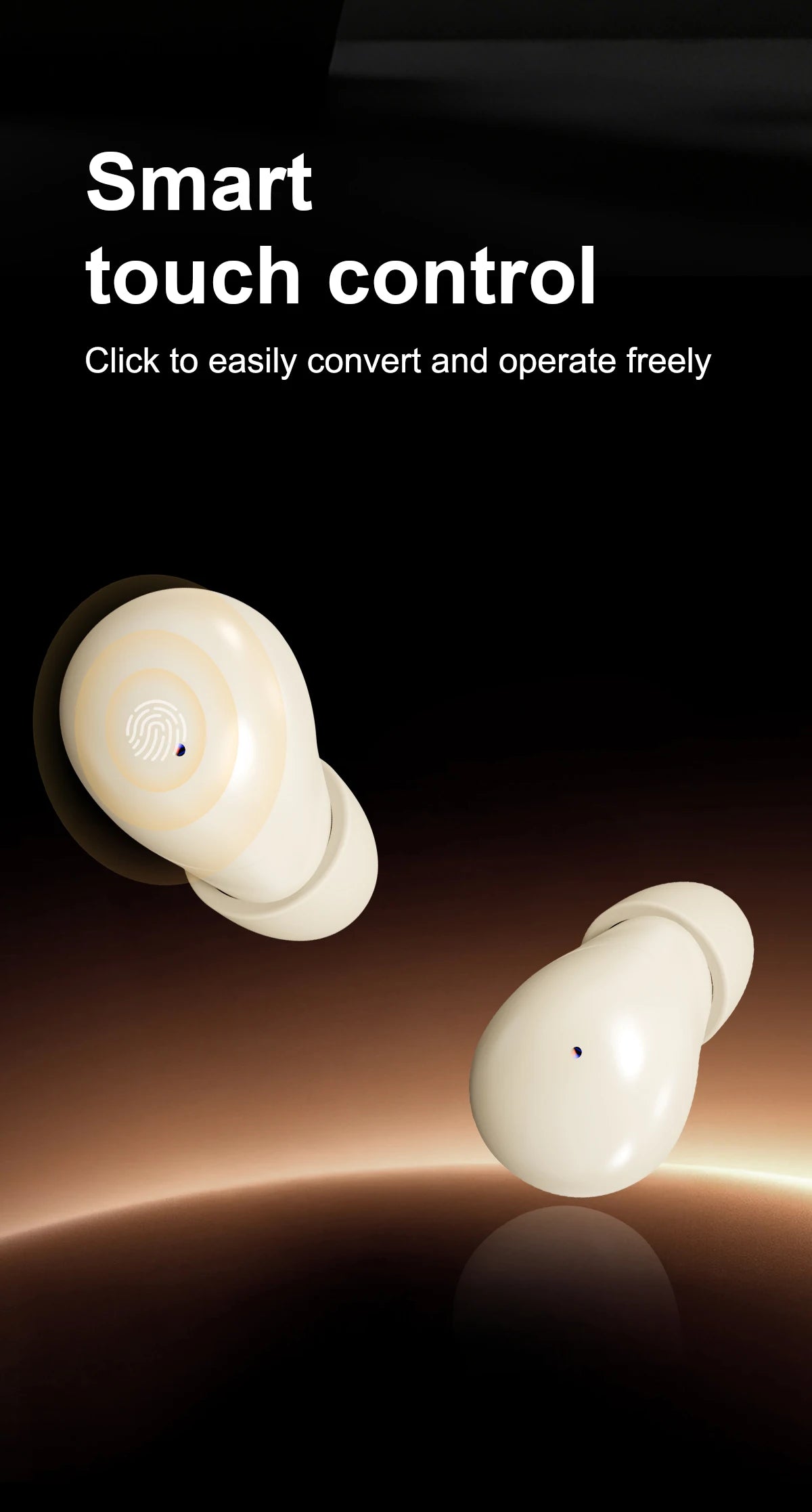 Small Wireless Bluetooth In-Ear Headphones for Sleep and Sports