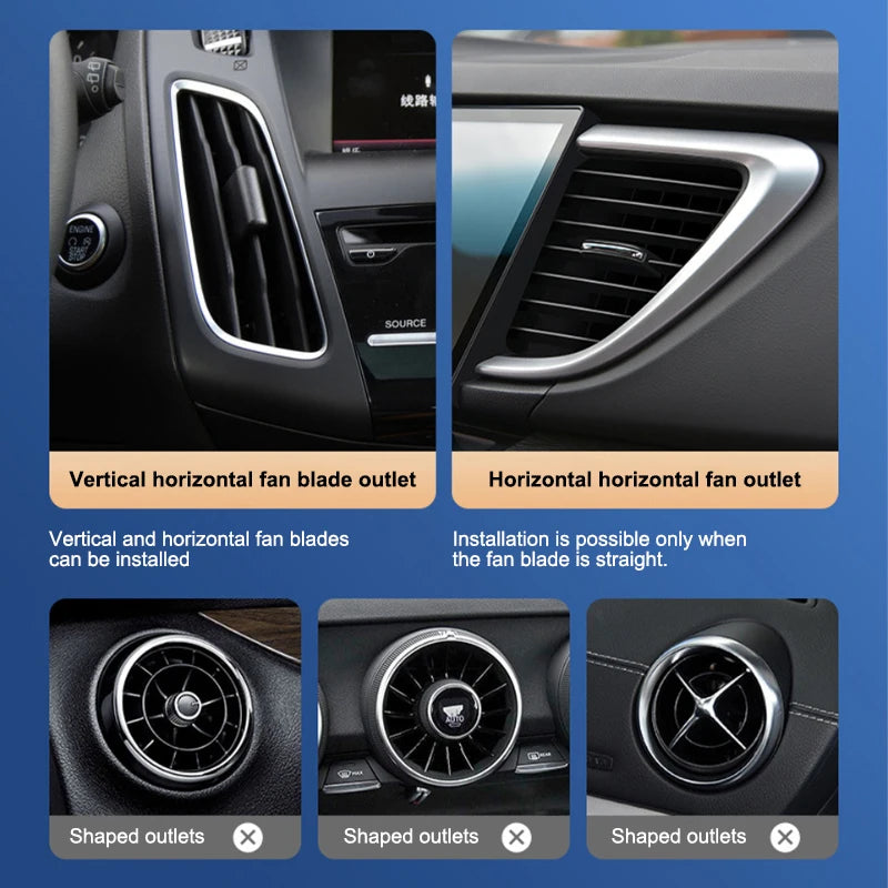 SEAMETAL Car Air Vent Drink Holder Expander Universal Adjustable Bottle Mount for Cold Drink Stable Anti Shake Auto Cup Holder