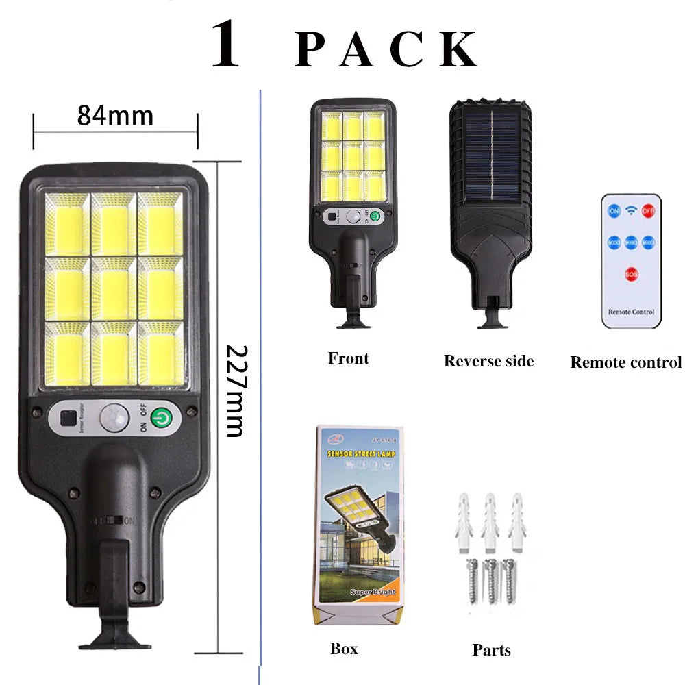 Solar Motion-Sensor Wall Light