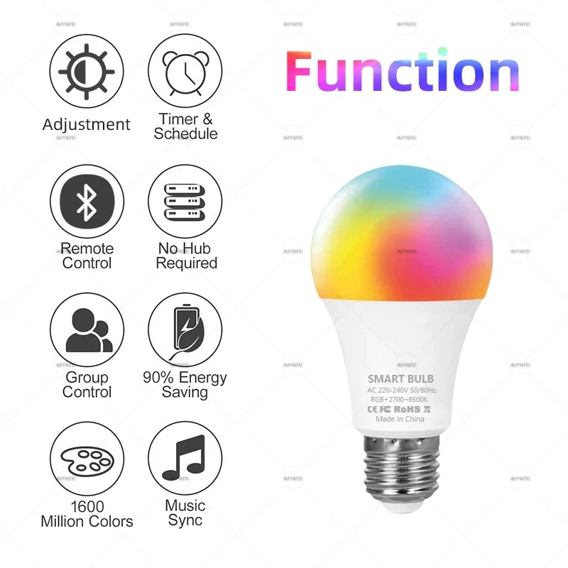 Bluetooth Smart Colour Bulb - Base Options