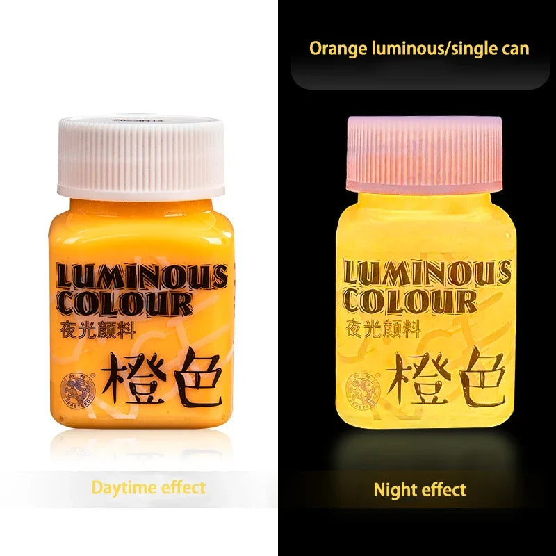 58ML Fluorescent Acrylic Pigment – Glow in the Dark