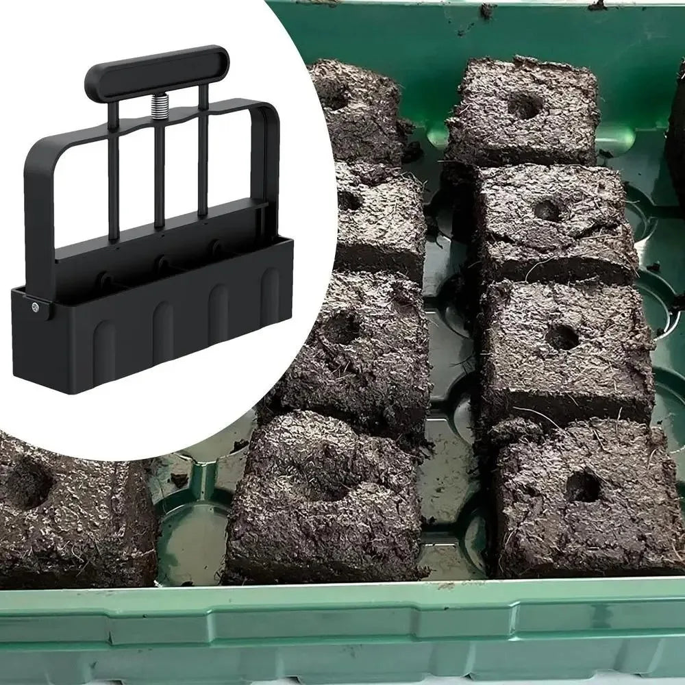 Manual Four-Block Soil Press