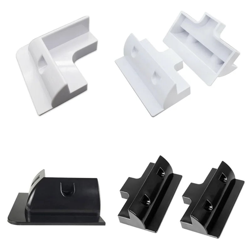 RV Solar Mounting Bracket Drill-Free Plastic Photovoltaic Panel Fixing Corner Brackets Kit For RV Caravans Vehicles Motorhomes