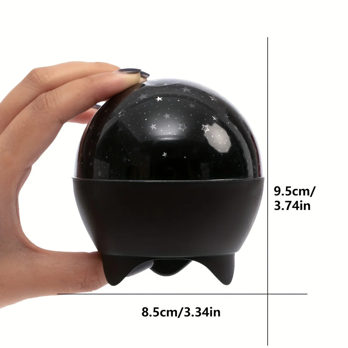 Starry Sky Galaxy Moon Projector Night Light USB RGB