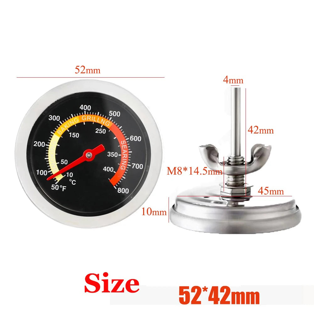 52mm Dial Thermometer for Ovens and Barbecues