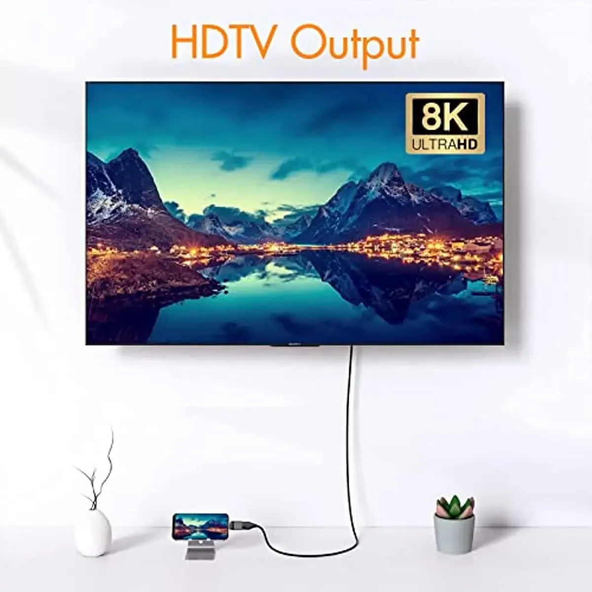 محوّل USB-C إلى DisplayPort أو Mini DisplayPort