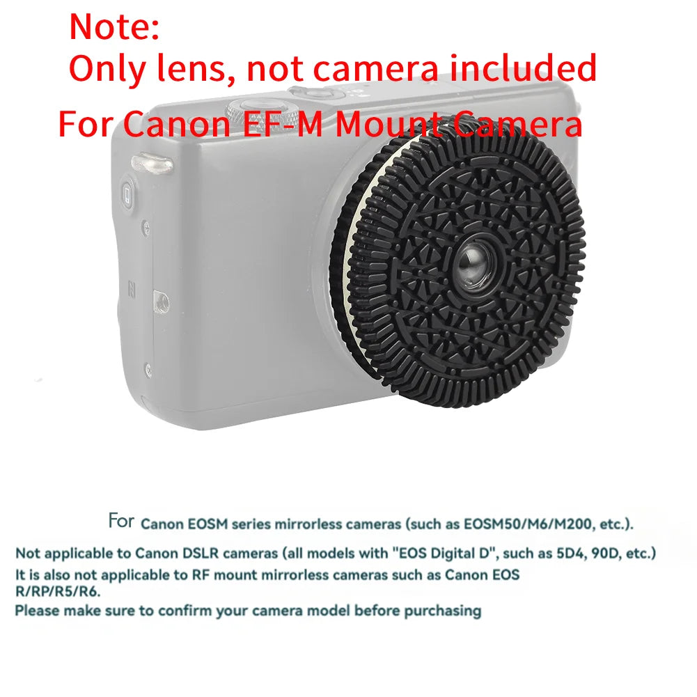 Obiettivo Pancake a Messa a Fuoco Libera 32mm F10 per Fotocamere Senza Specchio