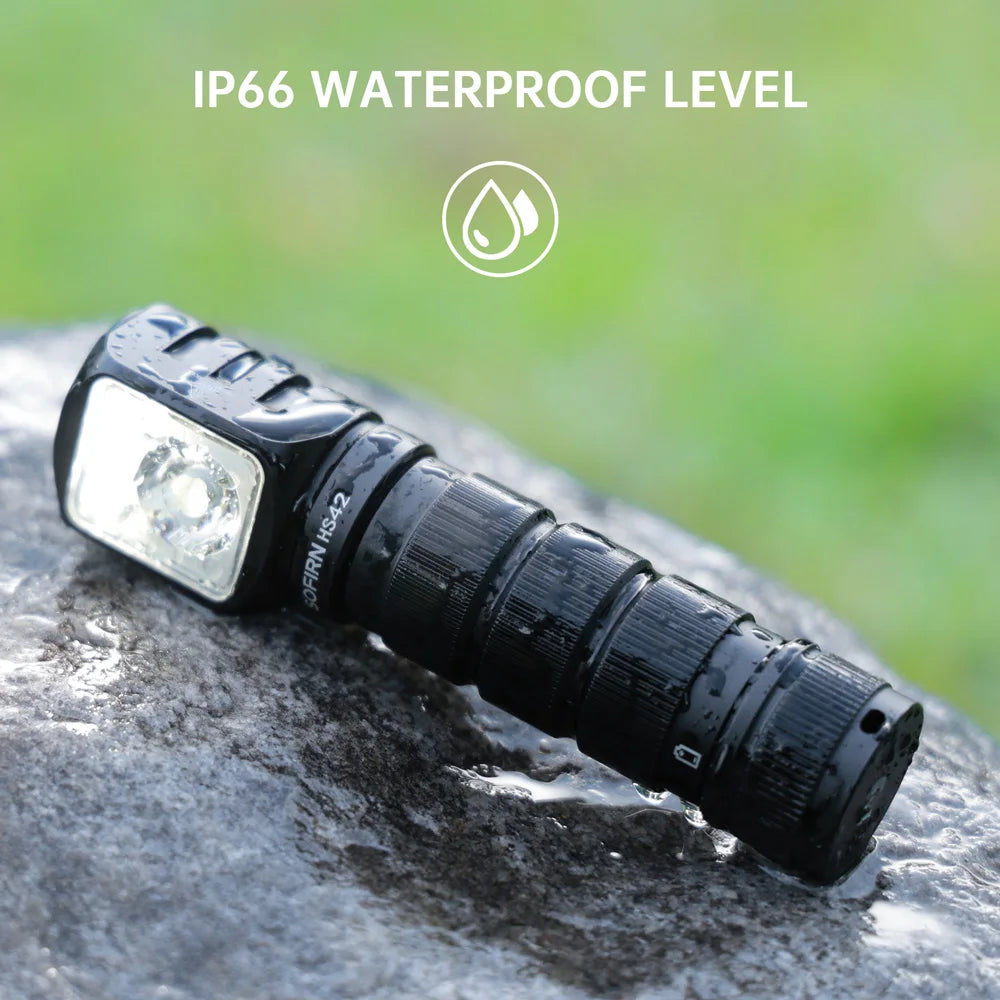 Sofirn HS42 Φακός κεφαλής 2100lm USB‑C Επαναφορτιζόμενος με Power Bank