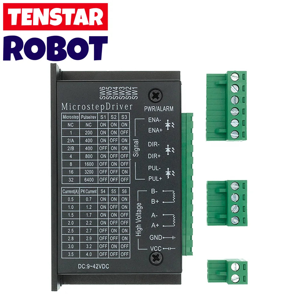 Jednoosiowy sterownik silnika krokowego TB6600, do 4 A