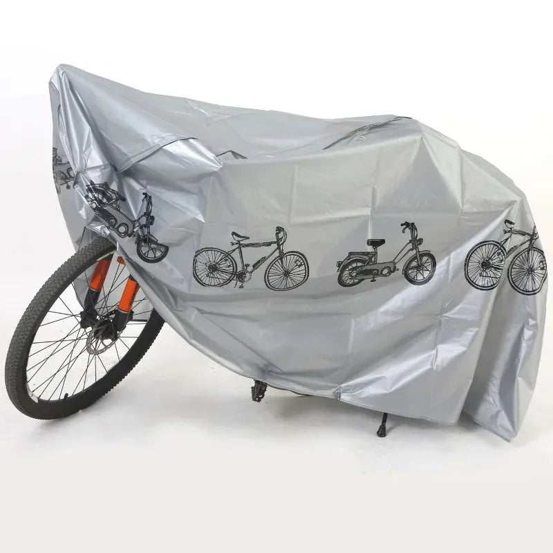 Housse de vélo grise pour l’extérieur